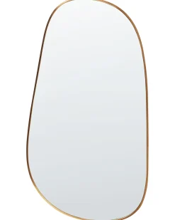 Vægspejl VERNAIS 60 cm 110 cm Metal Guld