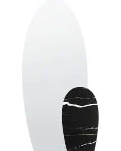 Vægspejl VIERZON 58 cm 120 cm Sort