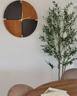 Vægur ARAMON 60 cm Brun/sort