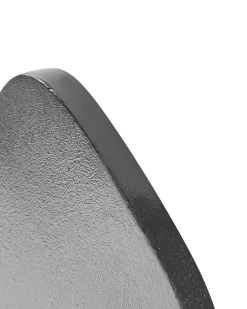 Vægur GANGES 50 cm Metal Sort
