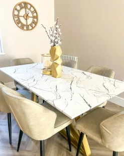 Vægur NOTTWIL 61 cm Metal Guld