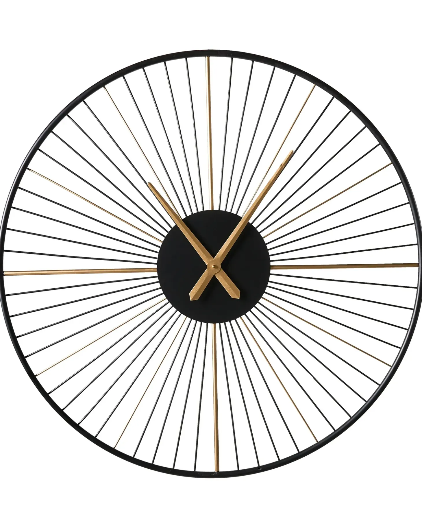 Vægur SAZAIS 80 cm Metal Sort