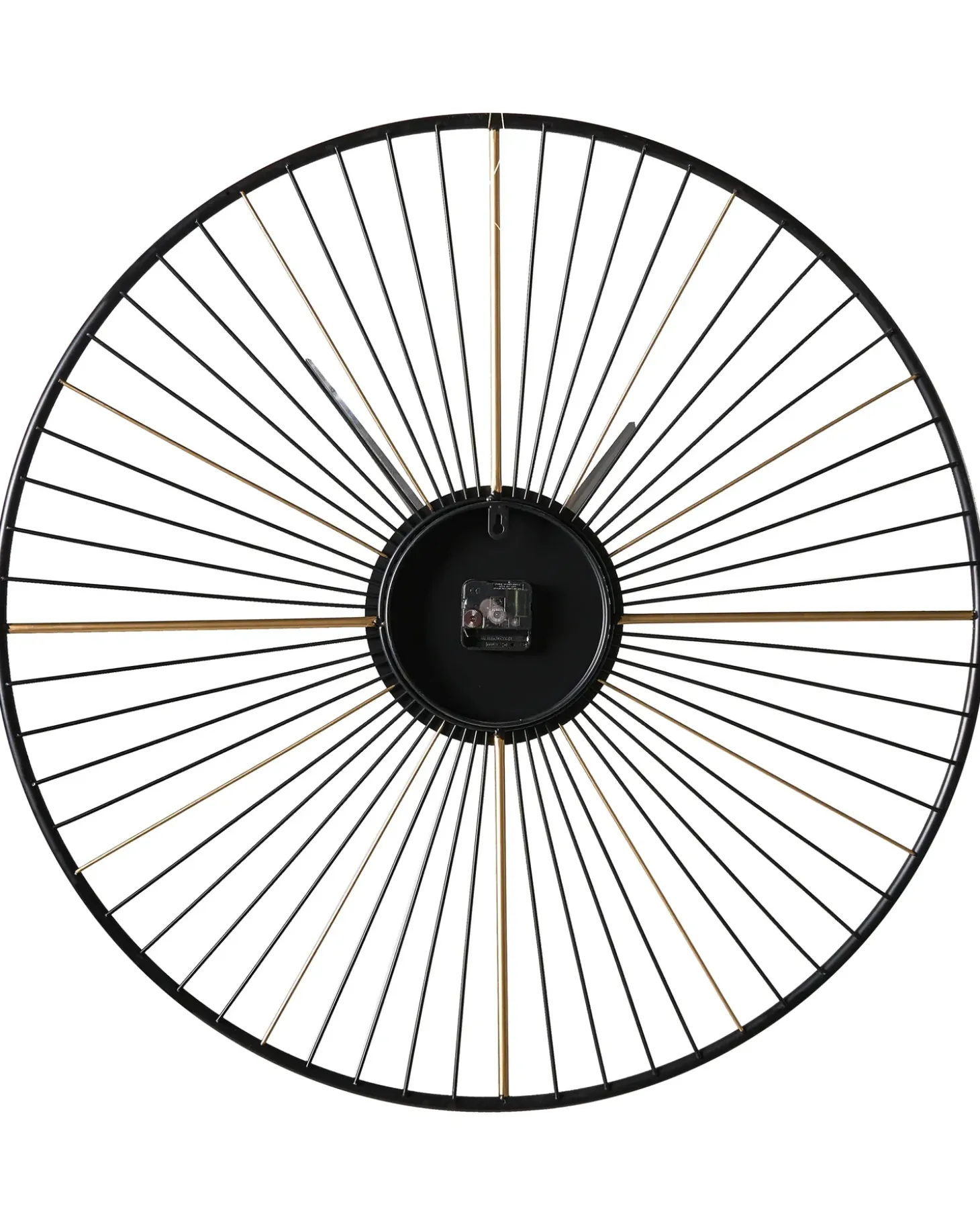 Vægur SAZAIS 80 cm Metal Sort