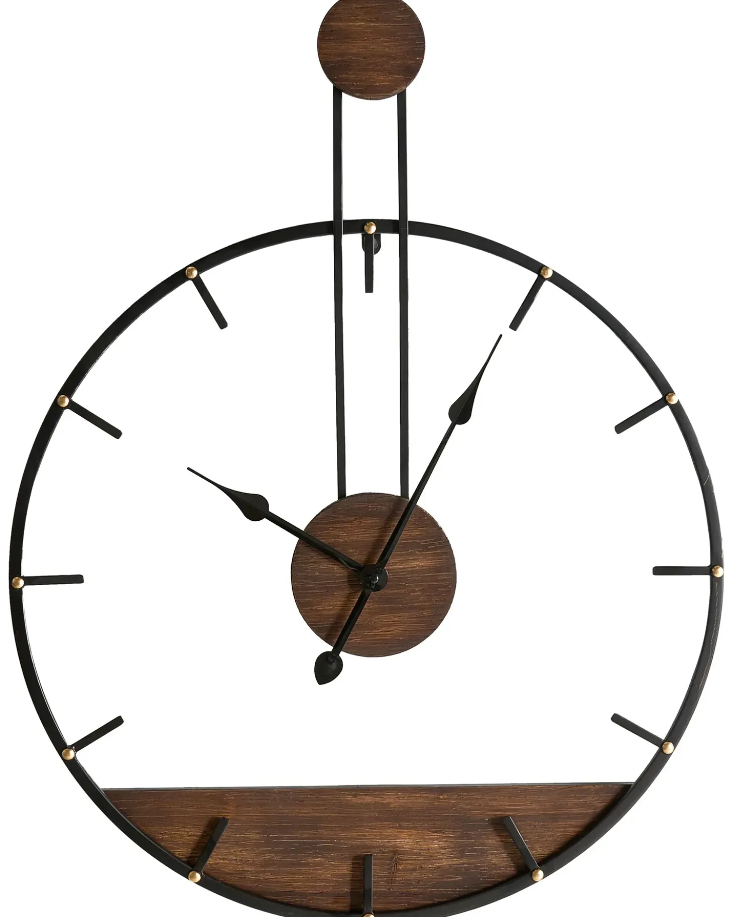 Vægur TAUGON 60 cm Metal Sort