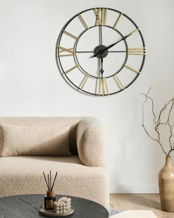 Vægur VALSOT 80 cm Metal Guld
