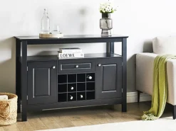 Vinskab TIMBOON Sort