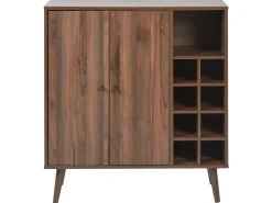Vinskab TULLAMORE Mørkebrun