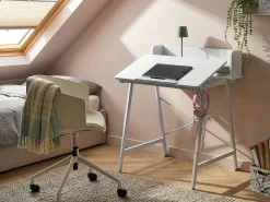 Vipbar tegnebord ALAND Hvid 80 cm 62 cm