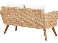 VITTORIA 4 personers Loungesæt med bord Cremehvid PE-rattan