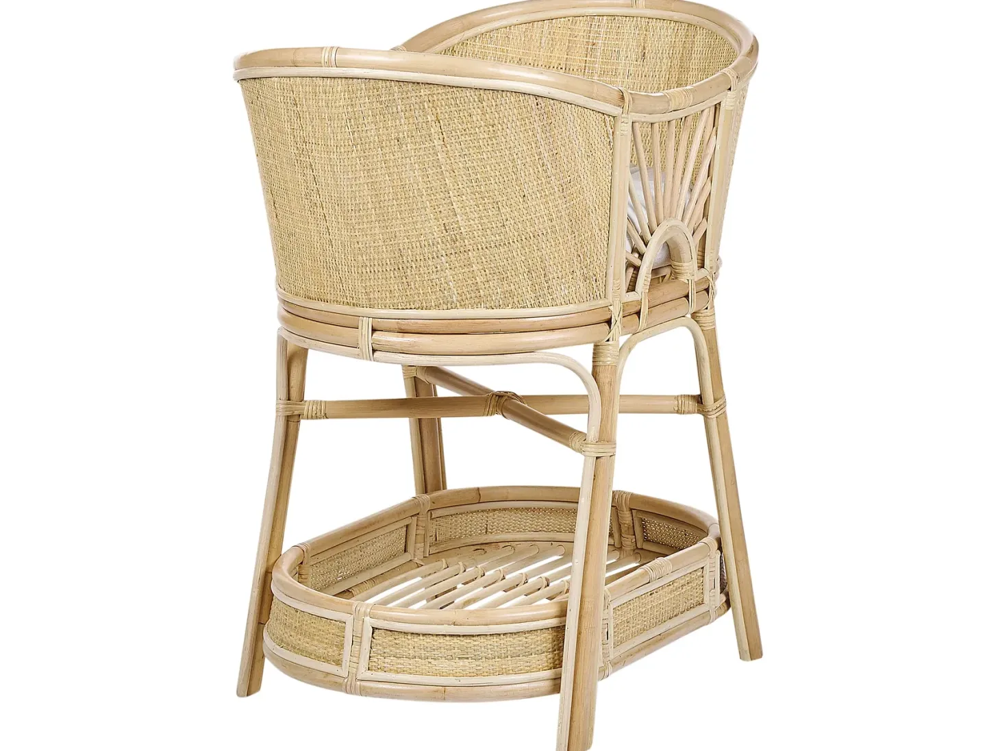 Vugge Rattan LAGRASSE 50 x 70 cm Naturlig