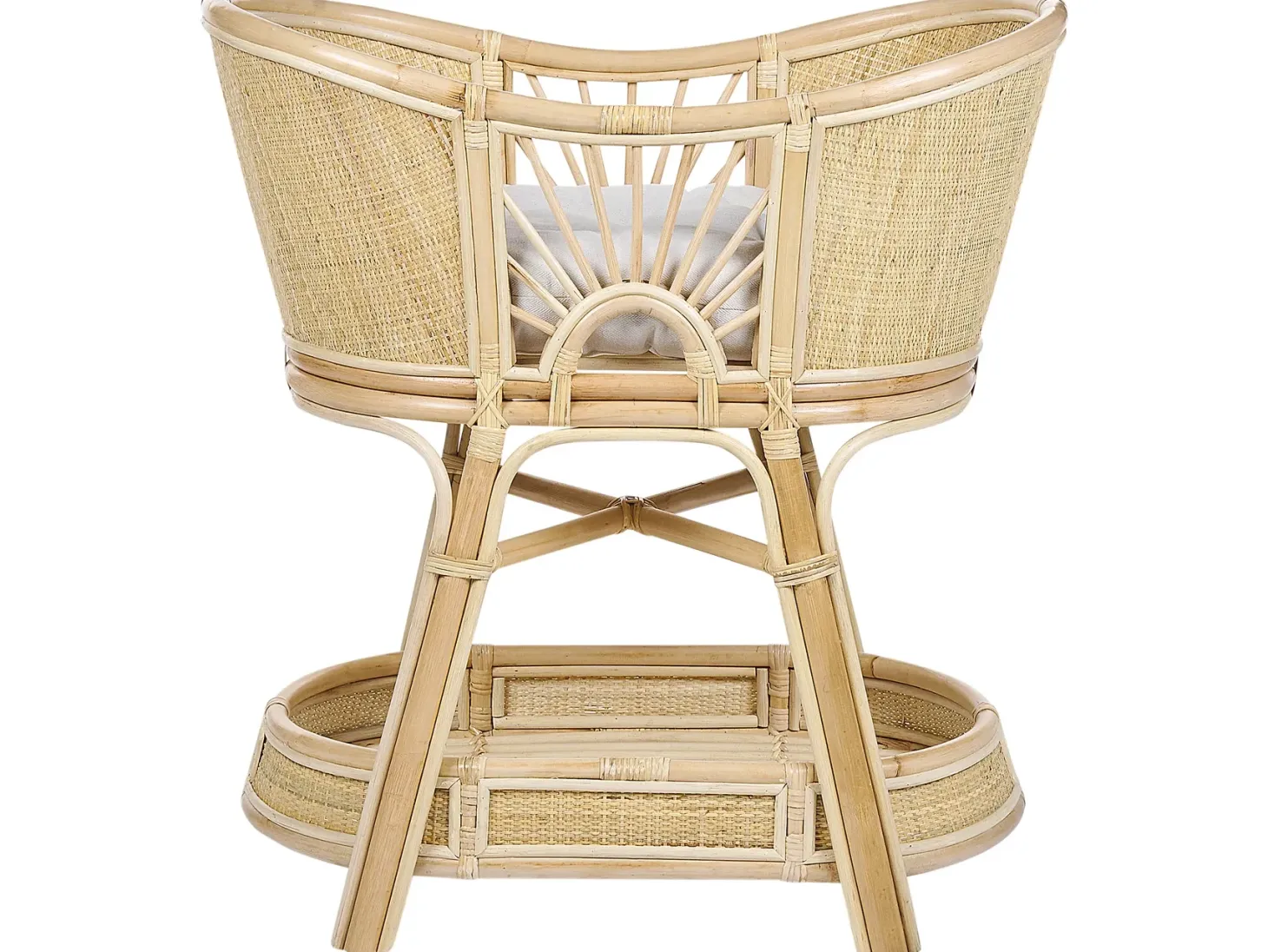 Vugge Rattan LAGRASSE 50 x 70 cm Naturlig